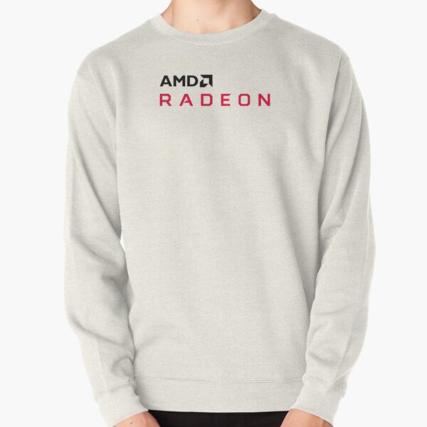 black amd radeon logo Pullover Sweatshirt