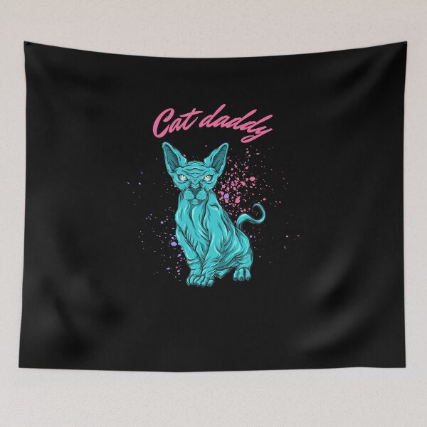 Item preview, Cat Daddy Black Cat Vintage Eighties Style Cat Retro designed and sold by Marting0.