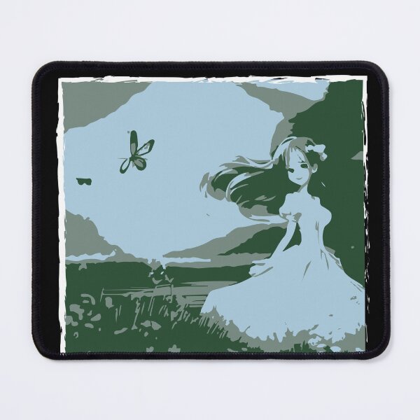 Item preview, Illustration of happy anime character in meadows designed and sold by soniashah.