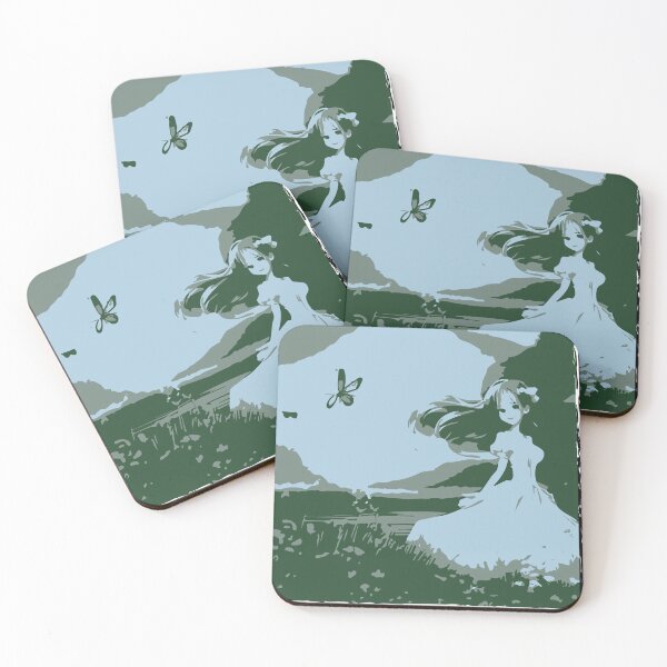 Item preview, Illustration of happy anime character in meadows designed and sold by soniashah.