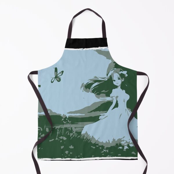 Item preview, Illustration of happy anime character in meadows designed and sold by soniashah.