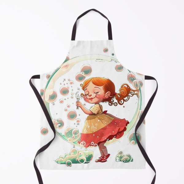 Item preview, Red-haired Girl with Bubbles designed and sold by zzibel.