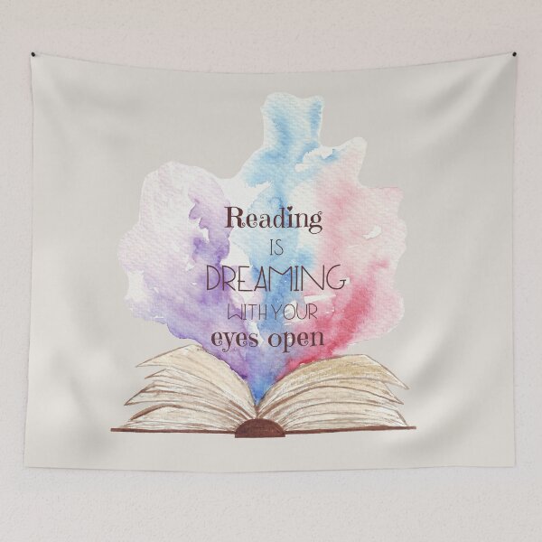 Item preview, Reading is dreaming with your eyes open designed and sold by Wolshebnaja.