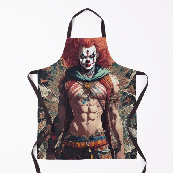 Item preview, Colorful Vintage Clown Artwork Prints designed and sold by Anna-Mei.