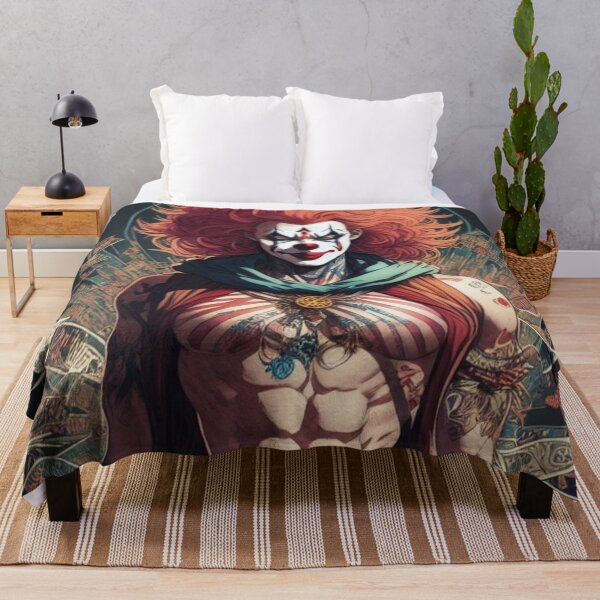 Item preview, Colorful Vintage Clown Artwork Prints designed and sold by Anna-Mei.