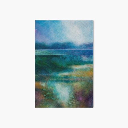 MISTY MORNING, GREAT LAKE Art Board Print