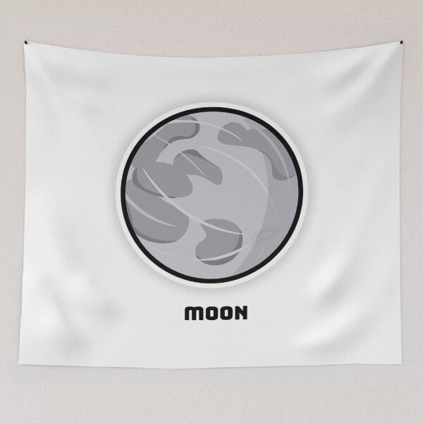 Item preview, moon, solar system designed and sold by gllemm.