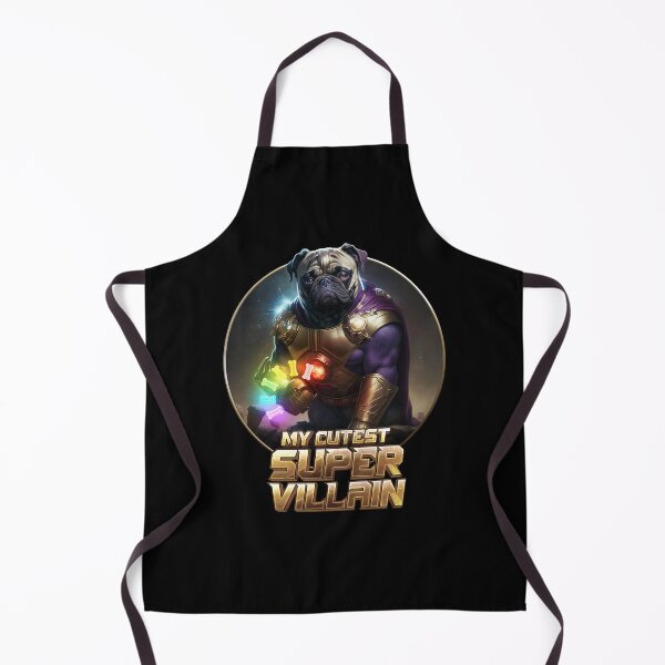 Item preview, Cute Pug as Super Villain/Villain designed and sold by BrainlabStudios.