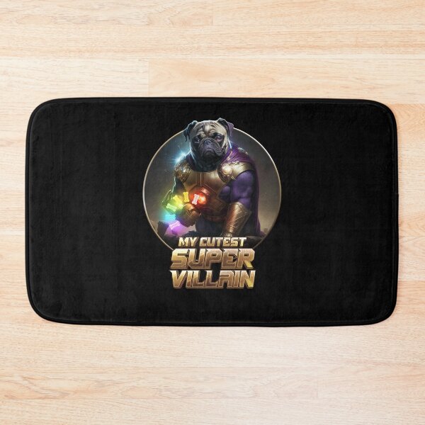 Item preview, Cute Pug as Super Villain/Villain designed and sold by BrainlabStudios.