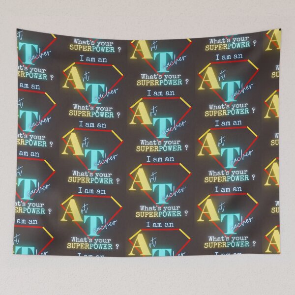Item preview, I am an ART TEACHER What's Your SUPERPOWER?  designed and sold by CheersTOGETHER.