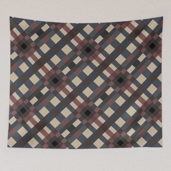 Item preview,  Pattern oblique brown beige cage. Design designed and sold by viktoriaart0303.
