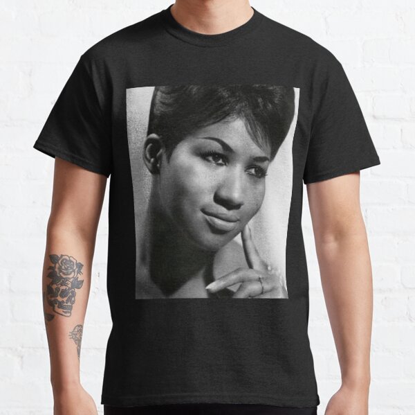 Shop Graphic Tees Aretha Franklin Tee AR0009-181OFW white