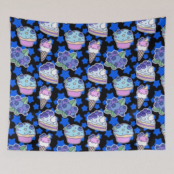 Item preview, Pastry and Blueberry Star Pattern designed and sold by SaradaBoru.