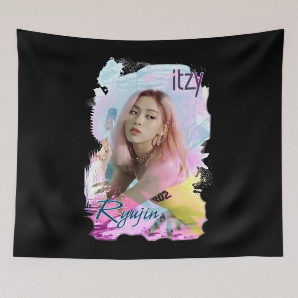 Item preview, Ryujin iTZY - Kpop Aqua Blue Art Vibe  Fanart  Designer by herianchelhu designed and sold by herianchelhu.