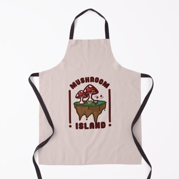 Item preview, Mushroom Island with lettering designed and sold by BlackmoonMaze.