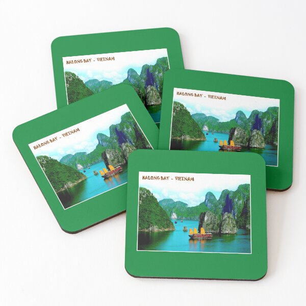 Item preview,  HALONG BAY : Vintage Vietnam Tourism Advertising Print designed and sold by posterbobs.