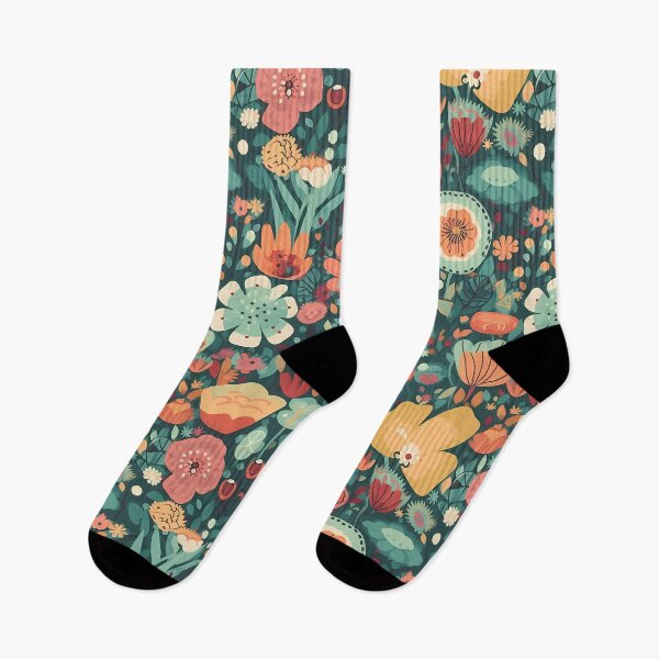 Item preview, Nostalgic Garden: A Vintage Floral Garden Pattern designed and sold by Kevin Sugrue.