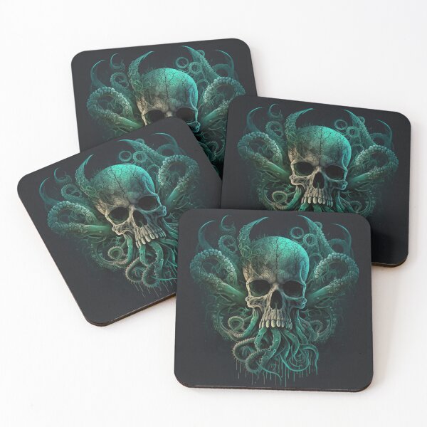 Item preview, oceans skul with Tentacles  designed and sold by carpenterblaise.