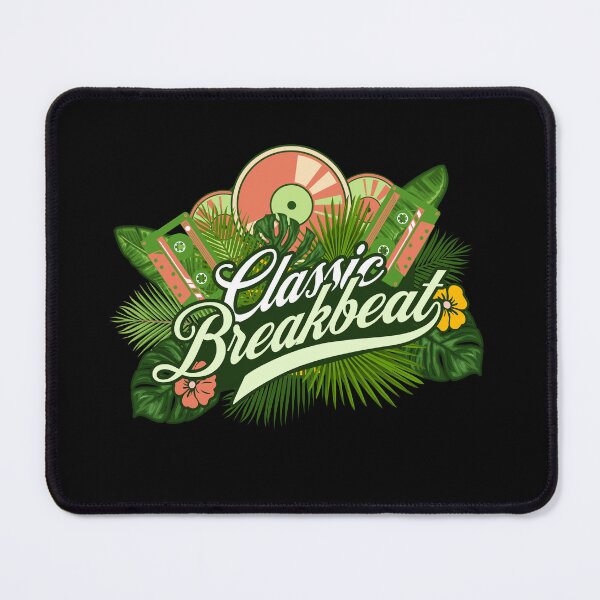 Item preview, BREAKBEAT - Classic Retro Tropical Steez designed and sold by Discothreadz.