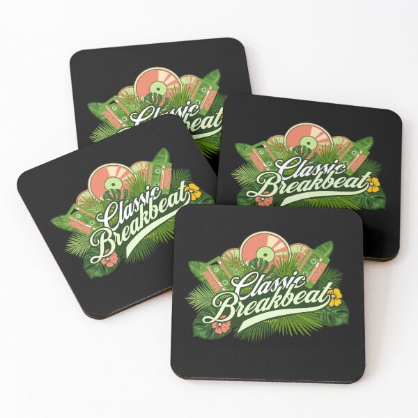 Item preview, BREAKBEAT  - Classic Retro Tropical Steez designed and sold by Discothreadz.