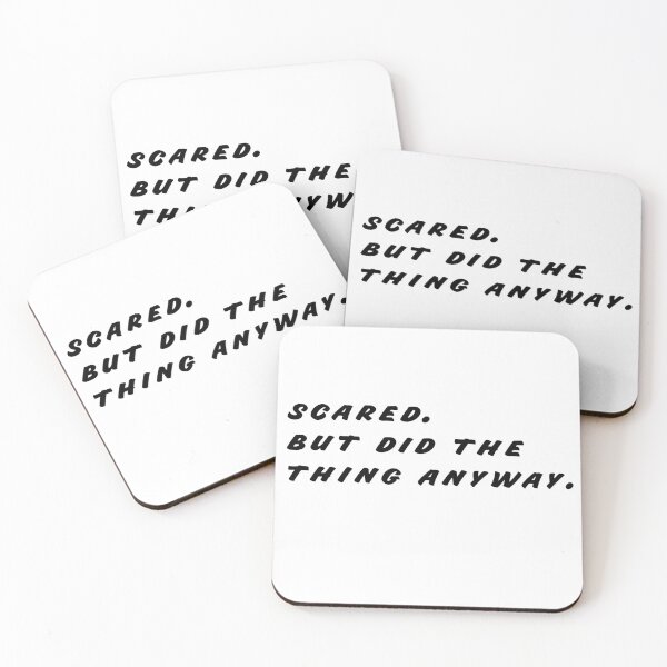 Item preview, scared. but did the thing anyway.  designed and sold by champagnemoment.