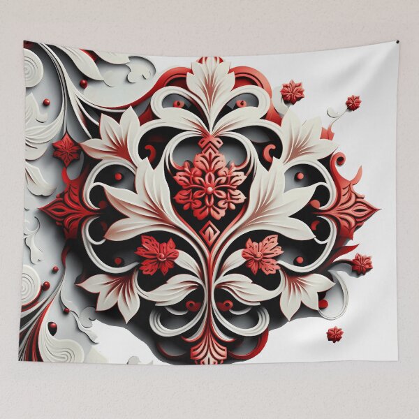 Item preview, Japanese flower designed and sold by UrbanHedgehog.