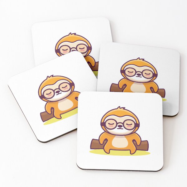 Item preview, A cute kawaii sloth designed and sold by Colorful Dreams.