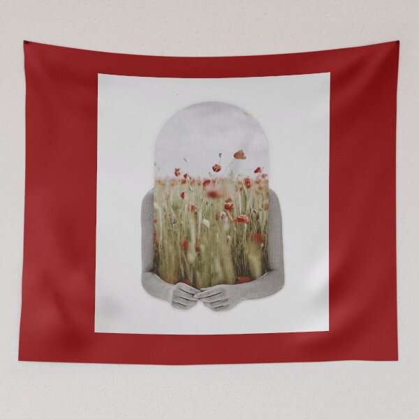 Item preview, POPPY FIELDS // ABSTRACT, SURREALISM designed and sold by SlothQueenCo.