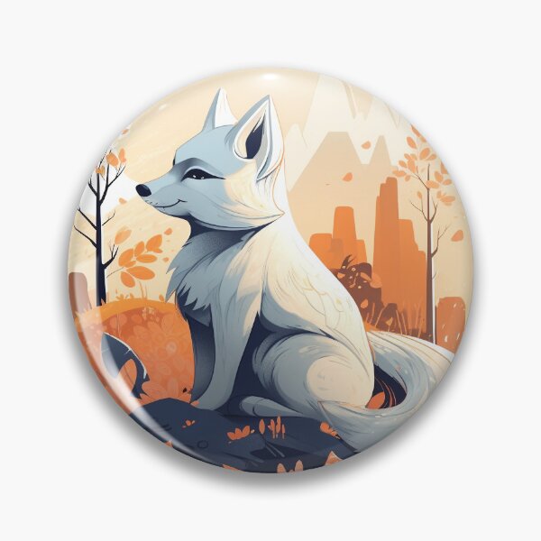 Item preview, White Fox Under The Trees Classic T-shirt designed and sold by Graphichut.