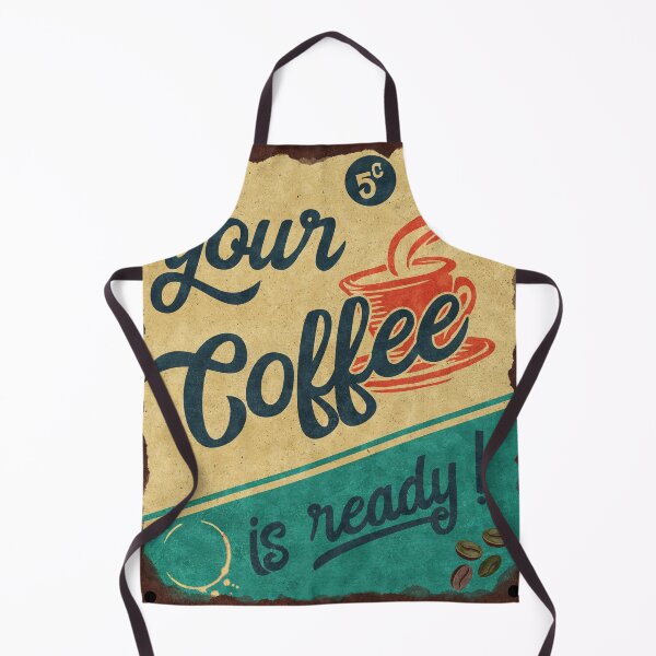 Item preview, Your Coffee Is Ready - Retro Coffee Sign designed and sold by JordanHolmes.