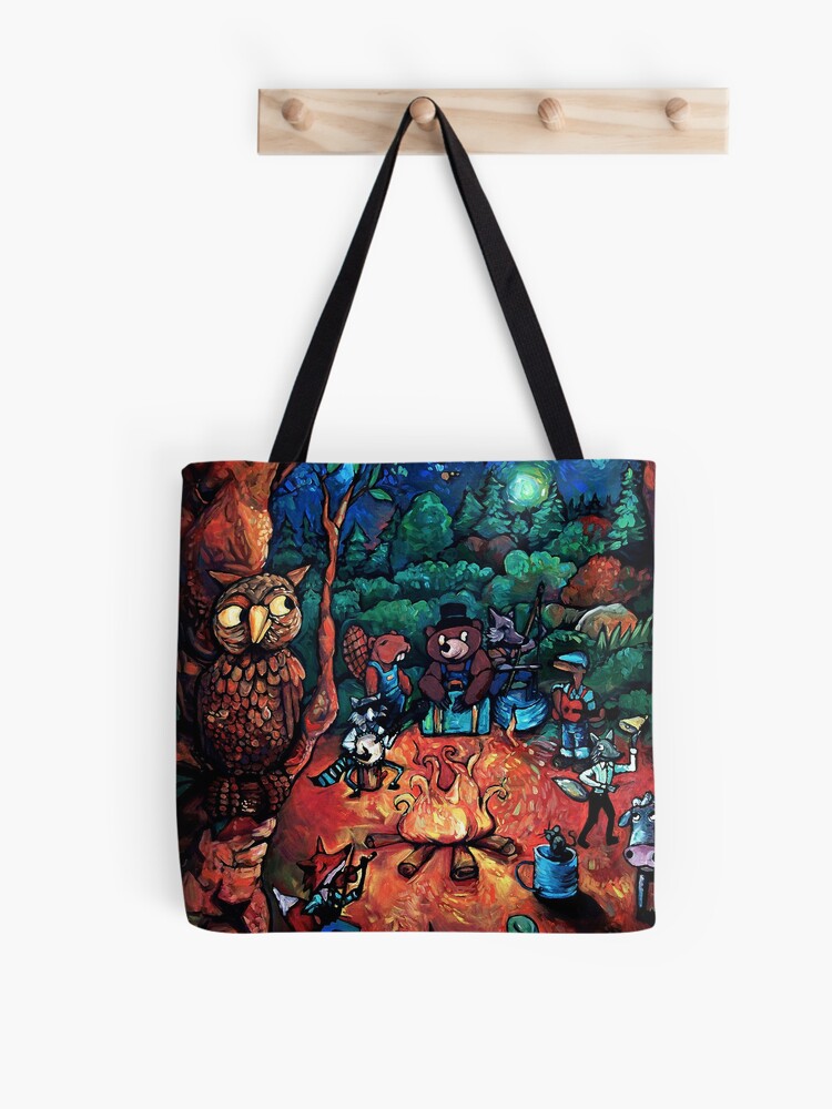 Thumbnail 1 of 2, Tote Bag, "Deep Woods Jam" by Chad Elliott designed and sold by Wildermans.