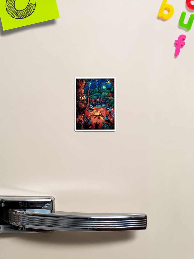 Thumbnail 1 of 3, Magnet, "Deep Woods Jam" by Chad Elliott designed and sold by Wildermans.