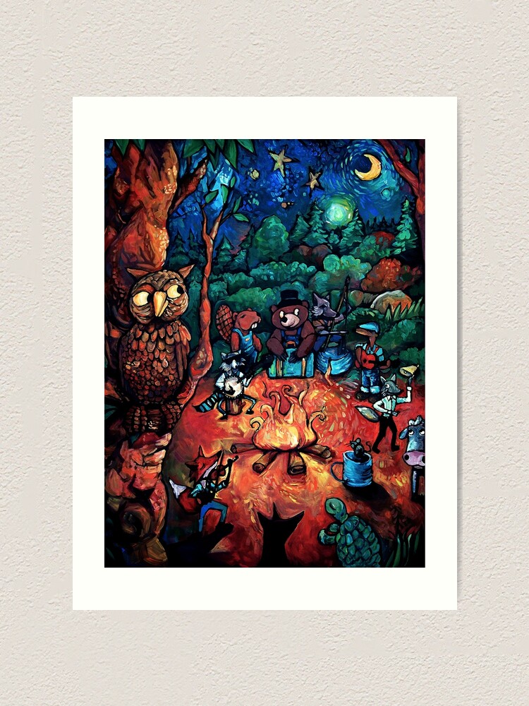 Thumbnail 1 of 3, Art Print, "Deep Woods Jam" by Chad Elliott designed and sold by Wildermans.