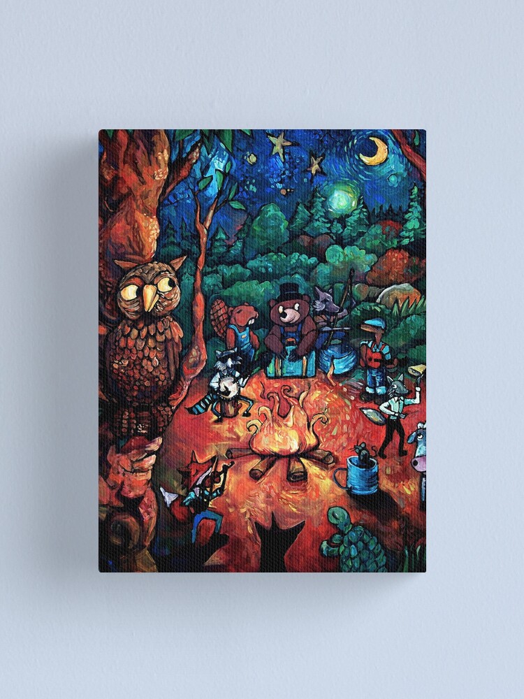 Thumbnail 1 of 3, Canvas Print, "Deep Woods Jam" by Chad Elliott designed and sold by Wildermans.