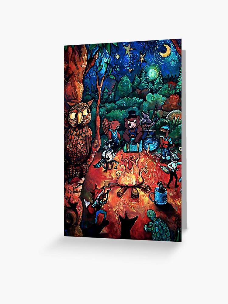 Thumbnail 1 of 2, Greeting Card, "Deep Woods Jam" by Chad Elliott designed and sold by Wildermans.