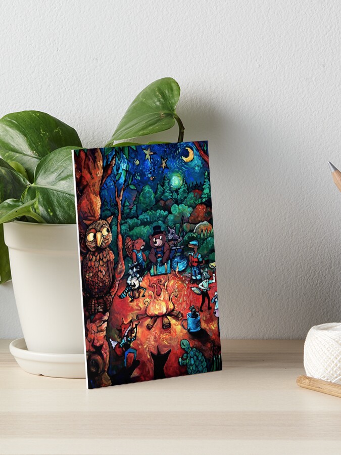 Thumbnail 1 of 2, Art Board Print, "Deep Woods Jam" by Chad Elliott designed and sold by Wildermans.