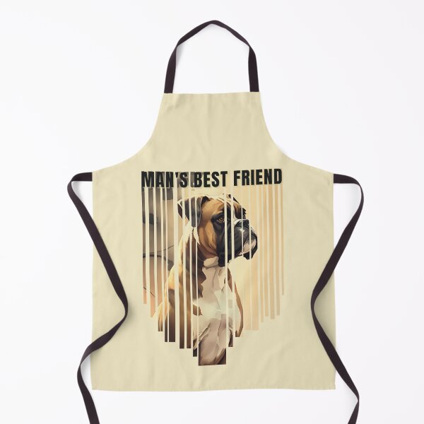 Item preview, Man's Best Friend Boxer Watercolor Descending Stripes designed and sold by Print-A-Joke.