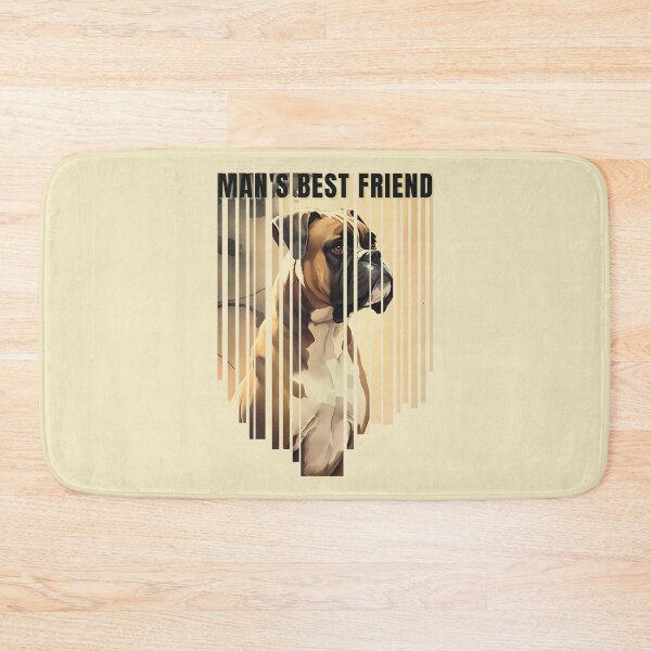 Item preview, Man's Best Friend Boxer Watercolor Descending Stripes designed and sold by Print-A-Joke.