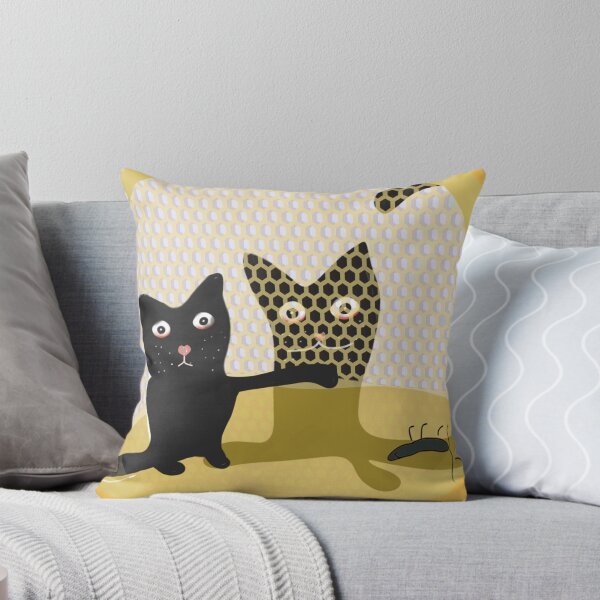 Out the mouse Throw Pillow