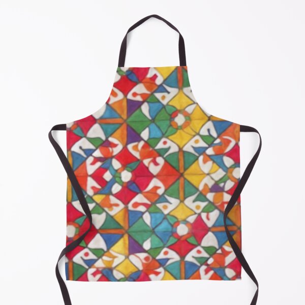 Item preview, Colorful geometrical Moghul art illustration pattern designed and sold by RoyalArts53.