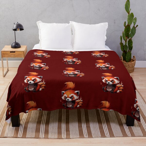 Item preview, Black and Red, Red Panda, Cute Cartoon Design designed and sold by EnzoZs.