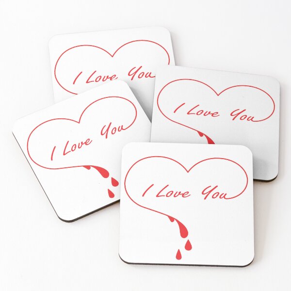 Item preview, I Love You heart designed and sold by YaBOuS.