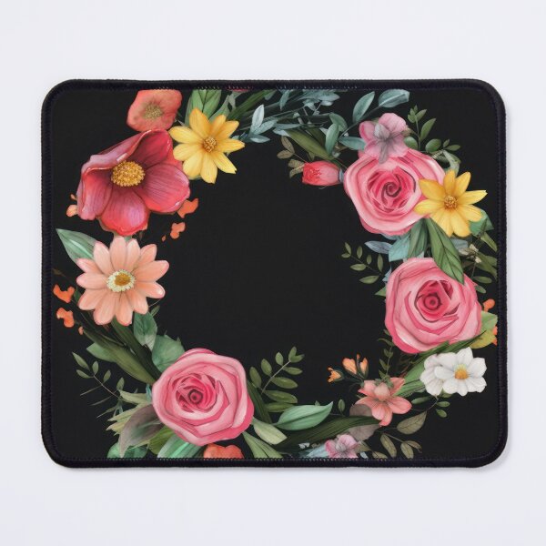Artikelvorschau, Red and Pink Rose Wreath entworfen und verkauft von SoloSeal.