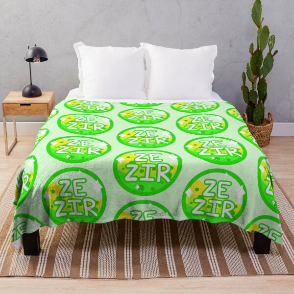 Item preview, ze/zir lime green & yellow boba designed and sold by pridefrogprints.