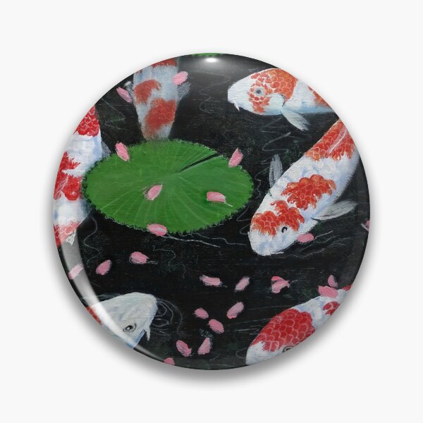 Item preview, Koi With Fallen Cherry Blossom designed and sold by PhilipHarvey.