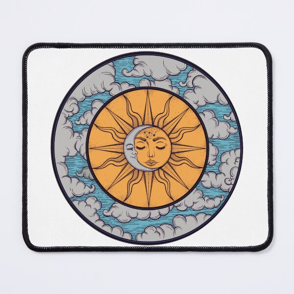 Item preview, sun and moon boho hippie designed and sold by BrontesWhimsyStore.