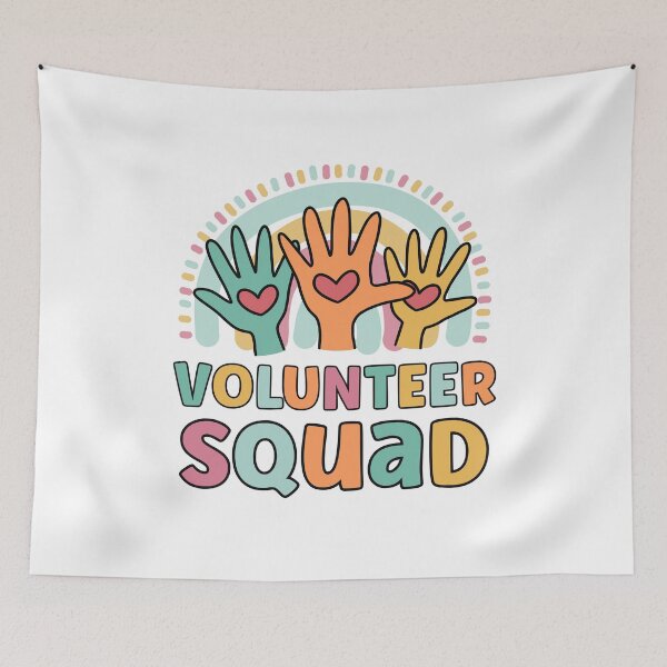 Item preview, Volunteer Squad Funny Matching Girls Volunteer designed and sold by JokeGysen.