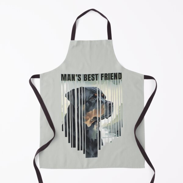 Item preview, Man's Best Friend Rottweiler Watercolor Descending Stripes designed and sold by Print-A-Joke.