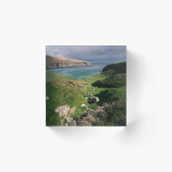 The Silver Strand Acrylic Block
