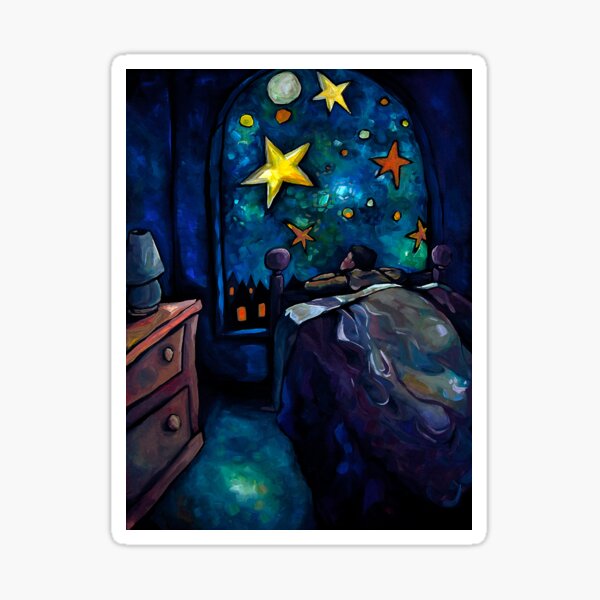 "The Brightest Night Light" by Chad Elliott Sticker